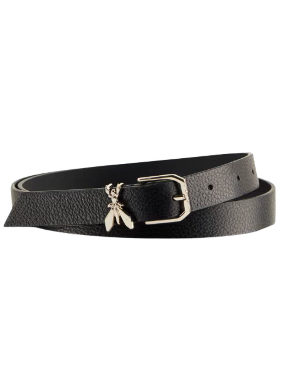 Pasek skórzany damski Patrizia Pepe 8W0045 L001 czarny - XS
