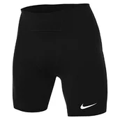 Spodenki męskie - Nike Męskie spodnie Mid Thigh Length Tight Pro Dri-Fit Strike, czarny/biały, DH8128-010, XS - miniaturka - grafika 1