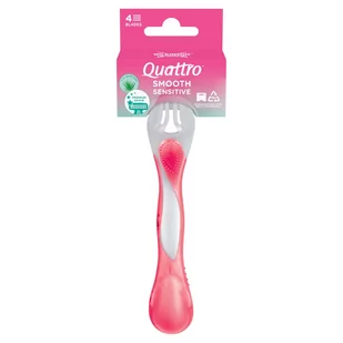 Wilkinson QUATTRO FOR WOMEN SENSITIVE 1 SZT zakupy dla domu i biura 7008081E - Maszynki do golenia i wkłady - miniaturka - grafika 1