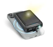 Powerbanki - SBS TEBB5000MAGSK Solar MagSafe 5000mAh 10W Czarny - miniaturka - grafika 1