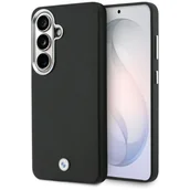 Etui i futerały do telefonów - Etui BMW Sign Metal Logo MagSafe do Samsung Galaxy S26+ Czarny - miniaturka - grafika 1