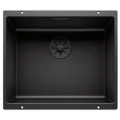 Zlewozmywaki - Blanco SUBLINE 500-U Edition Silgrnit PuraDur Czarny InFino kratka przelewowa czarna 526340 526340 - miniaturka - grafika 1
