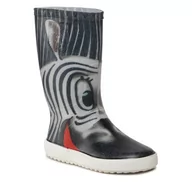 Kalosze damskie - Kalosze BOATILUS - Nautic Rain Boot VAR.126 Zebra Grey - miniaturka - grafika 1