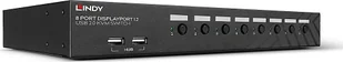 Adapter USB Lindy Adap Lindy Switch 8-port DP USB KVM - Adaptery i przejściówki - miniaturka - grafika 1
