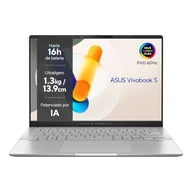 Laptopy - Asus VivoBook S 14 OLED M5406NA-QD082W 14" 16 GB RAM 512 GB SSD Qwerty Hiszpańska AMD Ryzen 5 7535HS - miniaturka - grafika 1