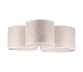 Lampy sufitowe - Duolla - Lampa sufitowa ROLLER TRIO 3xE27/60W/230V biała/złota - miniaturka - grafika 1