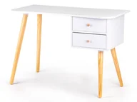 Biurka - Nowoczesne biurko komputerowe stolik 2 szuflady MODERNHOME - miniaturka - grafika 1