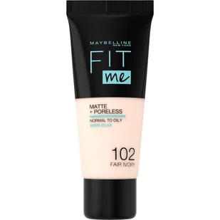 Maybelline Fit me! Podkład matujący 102 Fair Ivory 42320-uniw - Podkłady do twarzy - miniaturka - grafika 2