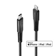 Kable komputerowe i do monitorów - Lindy 31287 kabel Lightning 2 m Czarny - miniaturka - grafika 1