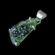 Naszyjniki - Butelkowa zieleń mołdawitu - miniaturka - grafika 1