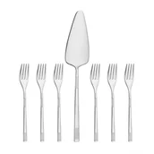 Zestawy sztućców - Zestaw Widelczyków Do Ciasta Z Łopatką Dla 6 Os. Nomex Mate Villa Italia - miniaturka - grafika 1