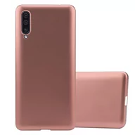 Etui i futerały do telefonów - Pokrowiec Do Samsung Galaxy A50 4G / A50s / A30s w METALLIC RÓŻOWE ZŁOTO Etui TPU Silikon Obudowa Ochronny Case Cover Cadorabo - miniaturka - grafika 1