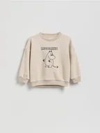 Bluzy i sweterki niemowlęce - Reserved - Bluza Muminki - beżowy - miniaturka - grafika 1