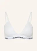 Biustonosze - Calvin Klein Biustonosz Trójkątny Modern Cotton weiss - miniaturka - grafika 1