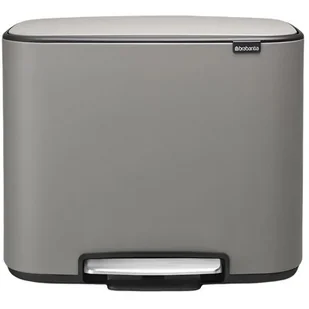 Brabantia Kosz na śmieci Bo pedałowy 36 l szary 121647 - Kosze na śmieci - miniaturka - grafika 1