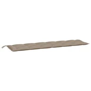 Poduszka na ławkę ogrodową, taupe, 200x50x7 cm, tkanina - Poduszki ogrodowe - miniaturka - grafika 1