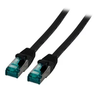 Kable miedziane - EFB Elektronik MK6001.1B kabel sieciowy Czarny 1 m Cat6a S/FTP (S-STP) MK6001.1B - miniaturka - grafika 1