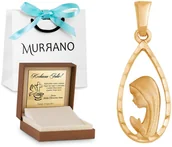 Dewocjonalia - Złoty medalik 585 Matka Boska PREZENT GRAWER - miniaturka - grafika 1