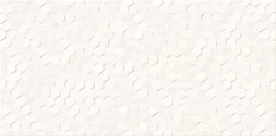 Glazura Alterio Wt1012 White Small Hexa Structure Satin Rect 29.8X59,8 Cersanit - Płytki ceramiczne - miniaturka - grafika 1