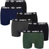 Majtki męskie - UMBRO BOKSERKI 6PAK WIELOKOLOROWE r.M - miniaturka - grafika 1