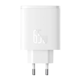 Ładowarka sieciowa Baseus OS-Cube Pro 2xUSB-C + USB, 65W (biała) - Ładowarki do telefonów Ładowarka sieciowa Baseus OS-Cube Pro 2xUSB-C + USB, 65W (biała) - Ładowarki do telefonów - miniaturka - grafika 2