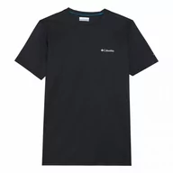 Koszulki sportowe męskie - Męska koszulka termoaktywna Columbia Zero Rules - czarna - COLUMBIA - miniaturka - grafika 1