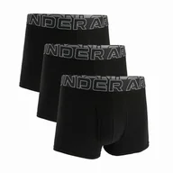 Majtki męskie - Męskie bokserki Under Armour M UA Perf Cotton 3in Rozmiar: M / Kolor: czarny - miniaturka - grafika 1
