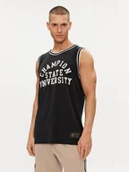 Koszulki męskie - Champion Tank top 220009 Czarny Custom Fit - miniaturka - grafika 1