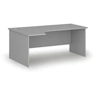 Biurka - Biurko narożne PRIMO GRAY, 1800 x 1200 mm, lewe, szare - miniaturka - grafika 1