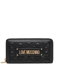 LOVE MOSCHINO Duży Portfel Damski JC5600PP0NLA0000 Czarny - Portfele - miniaturka - grafika 1