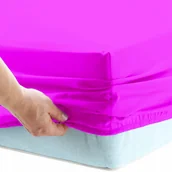 Prześcieradła - Prześcieradło Jersey 120X200 Z Gumką Grube Polskie - miniaturka - grafika 1