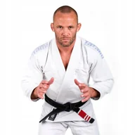Kimona, stroje i obuwie - Tatami Kimono/Gi BJJ Męskie Estilo Black Label Białe/Białe A5 - miniaturka - grafika 1