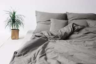 Poszewka na kołdrę HOP DESIGN Pure, ciemnoszary, 200x220 cm - Pościel - miniaturka - grafika 1