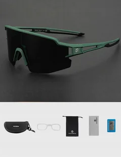 Okulary przeciwsłoneczne Rockbros 1017 Zielony One - Okulary przeciwsłoneczne - miniaturka - grafika 1