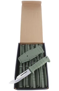 Zestaw 10 szt noży Eyeson by Lindbloms Hunting/Fishing Knife Green Stainless (VT-333x10) - Noże - miniaturka - grafika 2