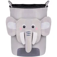 Pojemniki na zabawki - Kosz na zabawki, Nukido, szary słonik - miniaturka - grafika 1