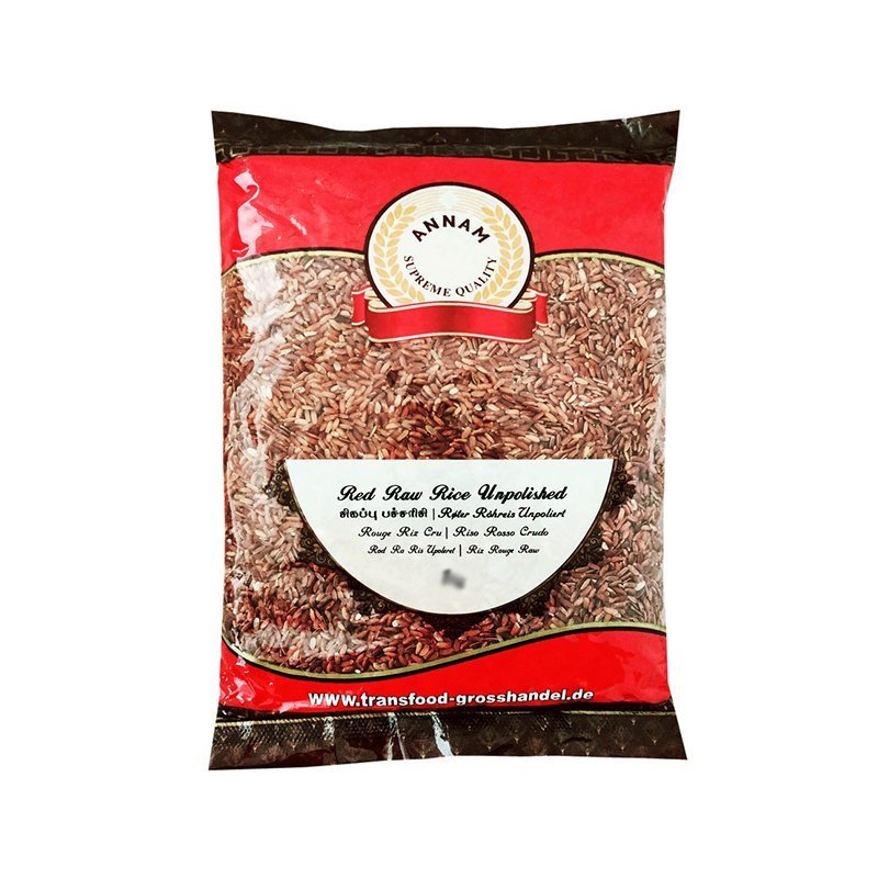 Ryż czerwony Annam Red Raw Rice 1 kg – niepolerowany delikatnie orzechowy