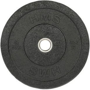 HMS CHTBR05 BLACK TALERZ OLIMPIJSKI BUMPER 5 KG HMS 17-61-055 - Obciążenia - miniaturka - grafika 1