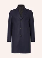 Płaszcze damskie - Hugo Płaszcz Wełniany Milogan Z Podpinką blau - miniaturka - grafika 1