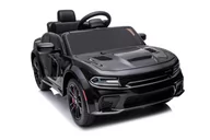 Pojazdy elektryczne dla dzieci - Auto na Akumulator na Licencji Dodge Charger Hellcat CZARNY - miniaturka - grafika 1