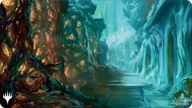 Akcesoria do gier planszowych - Ultra-Pro Ultra Pro: Magic the Gathering - Ravnica Remastered - Playmat - Simic Combine Breeding Pool - miniaturka - grafika 1