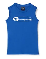 Koszulki i topy damskie - Champion Boy's Legacy Graphic Shop S/L tank top, kobaltowy niebieski, 3-4 lata - miniaturka - grafika 1