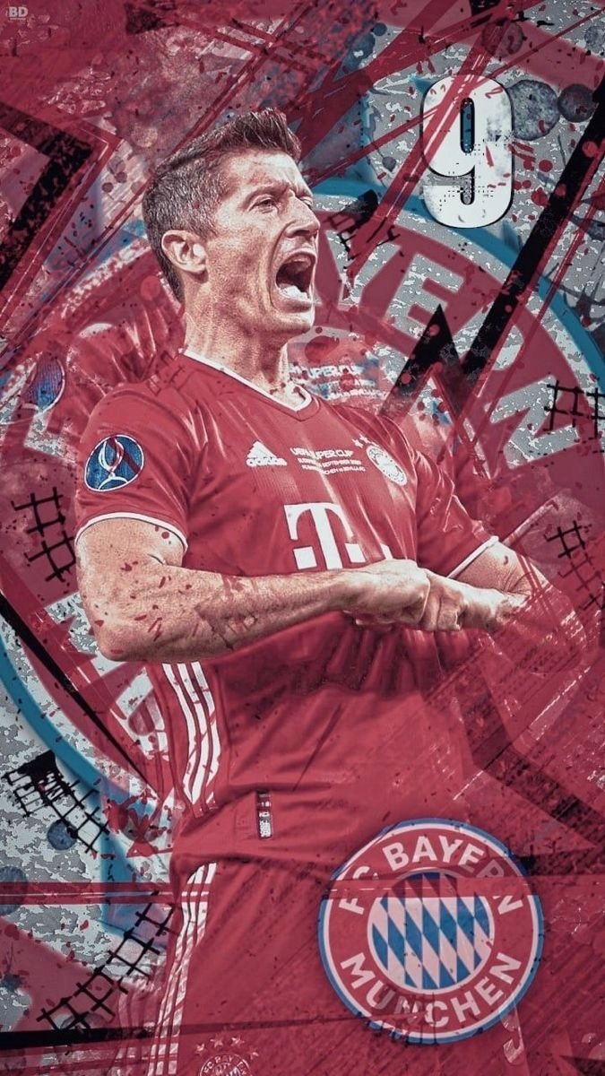 PODKŁADKA POD MYSZ Nadruk 22x18cm Robert Lewandowski Bayern Tekst Prezent
