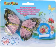 Zabawki i gry sportowe - Eddy Toys Latawiec motyl dla dzieci E-19435-PNK-BLK - miniaturka - grafika 1