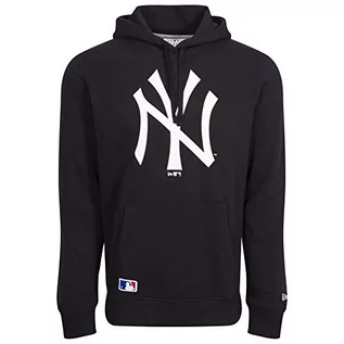Bluzy męskie - New Era męski sweter z kapturem NY Yankees MLB Hoody - sweter z kapturem m 11204004-Blue - grafika 1