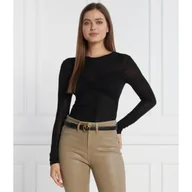 Bluzki damskie - Pinko Bluzka | Slim Fit | z dodatkiem kaszmiru - miniaturka - grafika 1