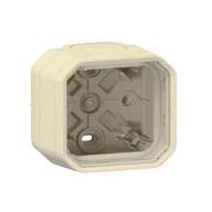 Puszki elektryczne i akcesoria - Legrand Puszka natynkowa pojedyncza nowe PLEXO IP55 - piaskowy - miniaturka - grafika 1