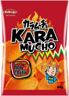 Koikeya Chipsy Karamucho Hot Chilli karbowane, pikantne 60g - Koikeya 3124-uniw - Kuchnie świata - miniaturka - grafika 1