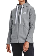 Kurtki i kamizelki sportowe damskie - Under Armour Bluza w kolorze szarym - miniaturka - grafika 1