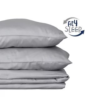 Pościel Fit.4.Sleep szara BAWEŁNA 100%, Kolor - beż, Rozmiar - 140x200+1 posz. 70x80  - Pościel - miniaturka - grafika 1